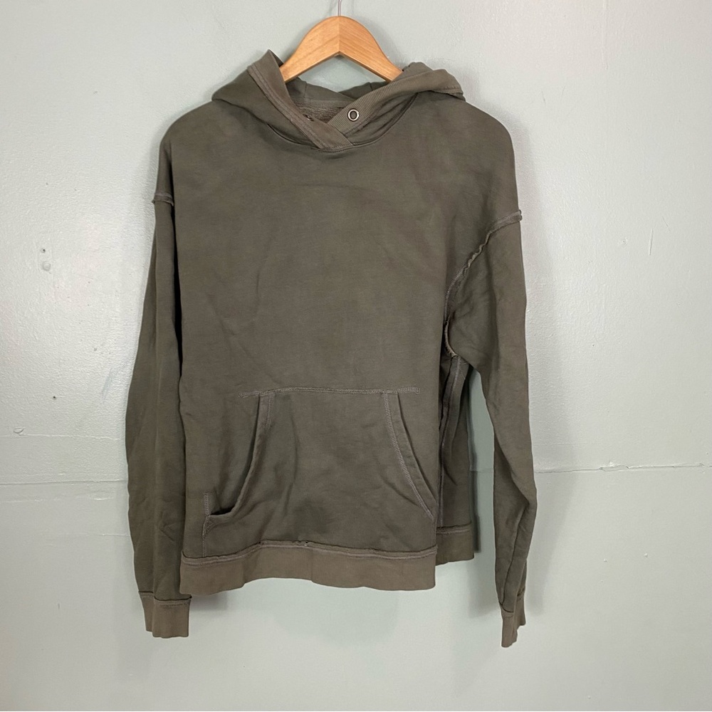 Free People We The Free Your Favorite Hoodie Green Medium Pullover
